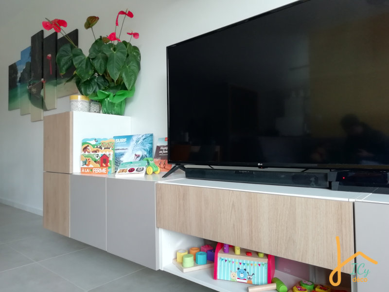 Aménagement Montessori espace jeu dans le salon | ICy déco